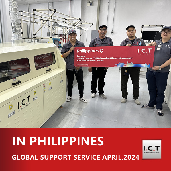 پشتیبانی فنی جهانی ICT برای دستگاه لحیم کاری موج در فیلیپین