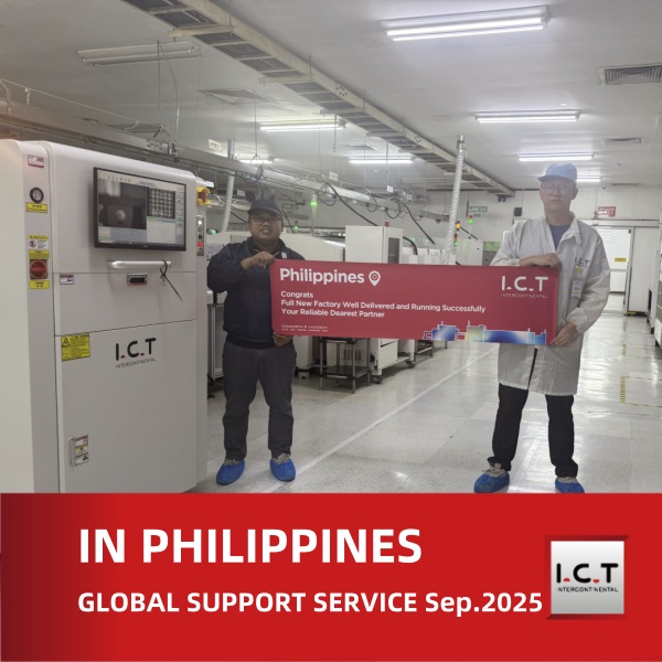 پشتیبانی خارج از کشور از دستگاه مارک لیزر درون خطی در فیلیپین